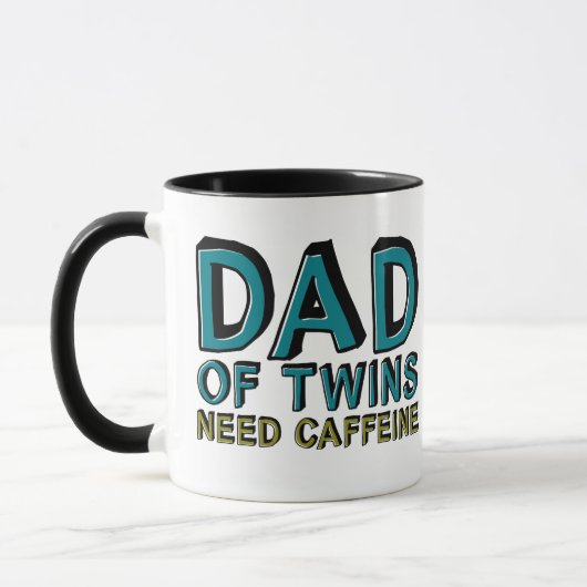 Pap van Twins heeft Caffeine nodig Mok (Links)