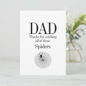 Pap vangt Vaderdag Birthday Card Kaart (Staand voorkant)