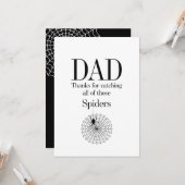 Pap vangt Vaderdag Birthday Card Kaart (Voorkant / Achterkant in situ)