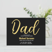 Pap Verjaardag Eenvoudige Vaders dag Party Kaart (Staand voorkant)