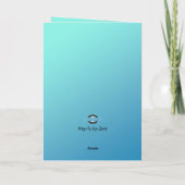 Pap Verjaardag, Zwart Stropdas, Modern, Cool Folie Wenskaart (Achterkant)