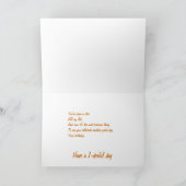 Pap verjaardagskaarten kaart (Binnen)