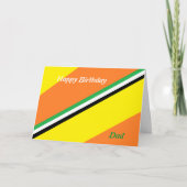 Pap verjaardagskaarten kaart (Voorkant)