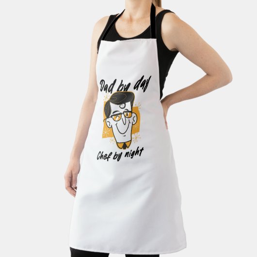 Pap voor dag, Chef voor nacht Schort (Insitu)