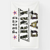 Pap voor het leger spandoek (Verticaal)