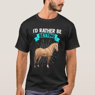 Pap voor paardenraces t-shirt