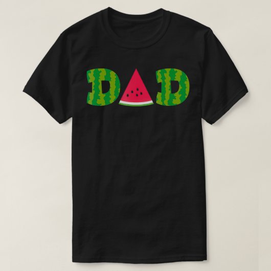 Pap Watermelon Funny Summer Fruit Great Fathers Da T-shirt (Design voorkant)