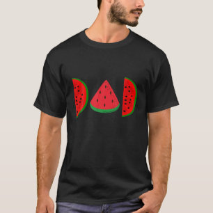 Pap Watermelon Vader Dag Funny Cool Melon Lover T-shirt