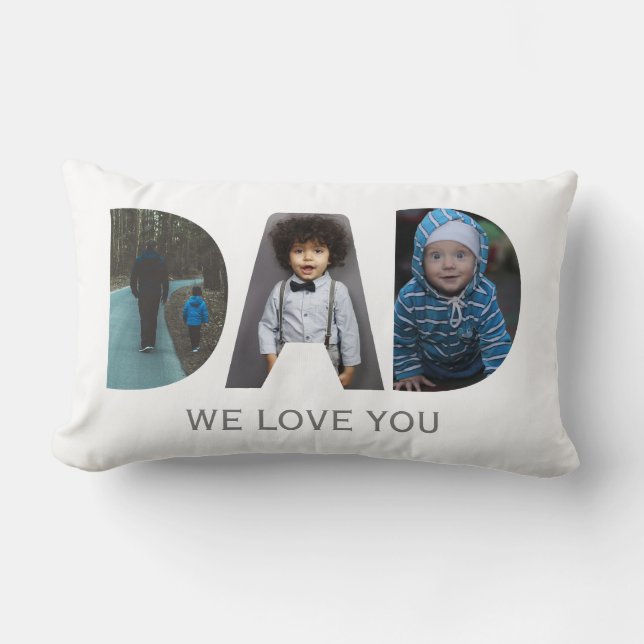 Pap We houden van je eigen vaders Dag 3 Foto Colla Kussen (Voorkant)
