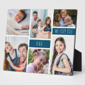 Pap We houden van je foto Collage Fotoplaat (Zijkant)