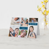 Pap We houden van je fotocollage Kaart (Gele Bloem)