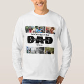 Pap, we houden van je - Vaderdag 6 Fotocollage T-shirt (Voorkant)