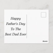 Pap, we houden van je Vaderdag Foto Briefkaart (Achterkant)