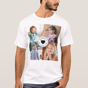 Pap We houden van je zwarte hart Kinder 4 Foto Col T-shirt