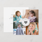 Pap We Love You Heart Fotocollage (Voorkant / Achterkant)