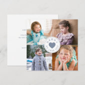 Pap We Love You Heart Fotocollage (Voorkant / Achterkant)