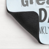 Pap werpt het grootste moderne schrijfschrift muismat (Hoek)