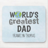 Pap werpt het grootste moderne schrijfschrift muismat (Voorkant)