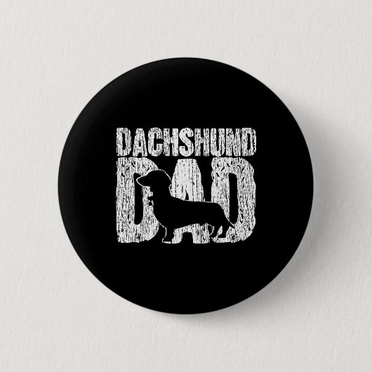Pap Wiener Vader Vaders Dag  Gift Ronde Button 5,7 Cm (Voorkant)