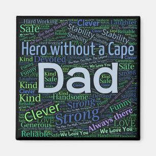 Pap Word Art Magneet