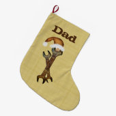 Pap Wrenches kerststaarking Grote Kerstsok (Voorkant (Hangend))