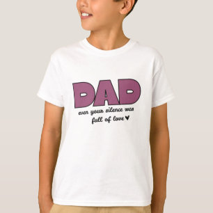 Pap, zelfs je stilte   Jongens basic T-shirt