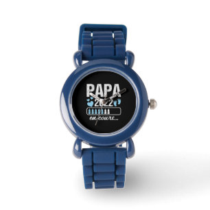 Papa 2022 Papa en Cours Aankondiging Zwangerschap Horloge