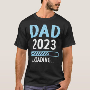 Papa 2023 Ladende Zwangerschap Aankondiging nieuwe T-shirt