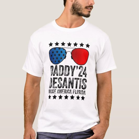 Papa 2024 Desantis Make America Florida 1 T-shirt (Voorkant)