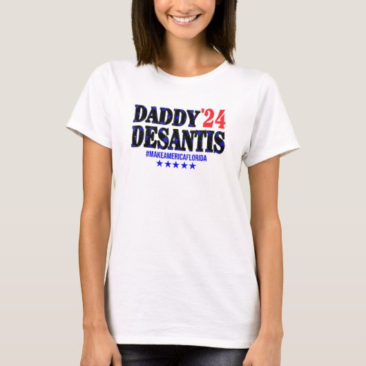 Papa 2024 Desantis Make America Florida T-shirt (Voorkant)