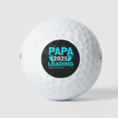 Papa 2025 Loading Parenthood Dad To Be Golfballen (Voorkant)