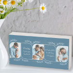 Papa 3 Verticale foto's van woorden gepersonalisee Houten Kist Print<br><div class="desc">Een cadeautje voor een nieuwe vader of een gevestigde ouder - je kunt bijvoorbeeld papa, papa of papa zeggen, of het is net zo makkelijk om je te personaliseren voor iemand anders. Het fotomalplaatje toont 3 van uw favoriete foto's in verticaal formaat met rond gemaakte hoeken. Met een liefdevolle tekst...</div>