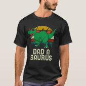 Papa A Saurus Rex pa A Dinosaur pa Asaurus T-shirt (Voorkant)