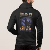 Papa A Son's eerste hero Hoodie (Achterkant)