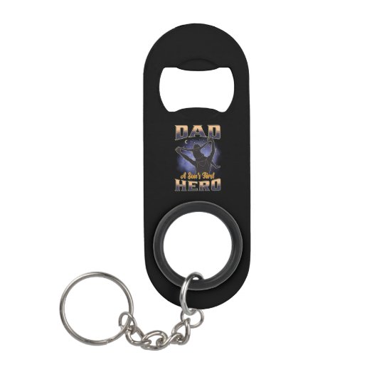 Papa A Son's eerste hero Mini Flessenopener (Voorkant)