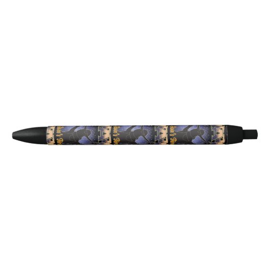 Papa A Son's eerste hero Zwarte Inkt Pen (Voorkant)