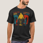 papa A Sons First Hero A Daughters First T-shirt (Voorkant)