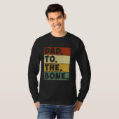 Papa aan het bot T-shirt Grappige geschenken voor (Voorkant volledig)