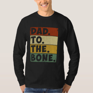Papa aan het bot T-shirt Grappige geschenken voor
