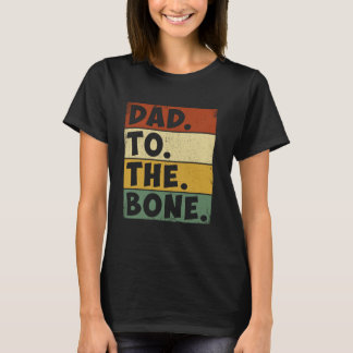 Papa aan het bot T-shirt Grappige geschenken voor