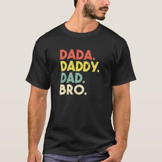 papa aan papa aan papa aan broeder vaders dag t-shirt (Voorkant)