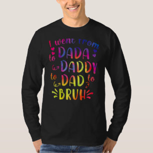 papa aan papa borstel gelukkige vaders dag familie t-shirt