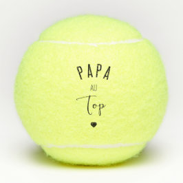 PAPA AAN TOP TENNISBALLEN