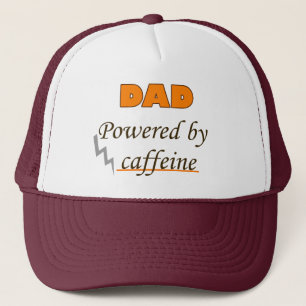 Papa Aangedreven door cafeïne Trucker Pet