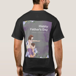 Papa: Aangedreven door koffie en liefde T-shirt