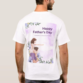 Papa: Aangedreven door koffie & liefde T-shirt