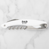 Papa Aangepast Aangewezen datum gepersonaliseerd m Kurkentrekker (Achterkant)