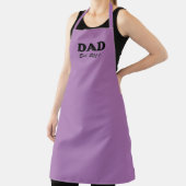 Papa Aangepast Aangewezen datumlavender solide mod Schort (Insitu)
