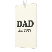 Papa Aangepast Versterkte datum zwart-wit modern Luchtverfrisser (Links)