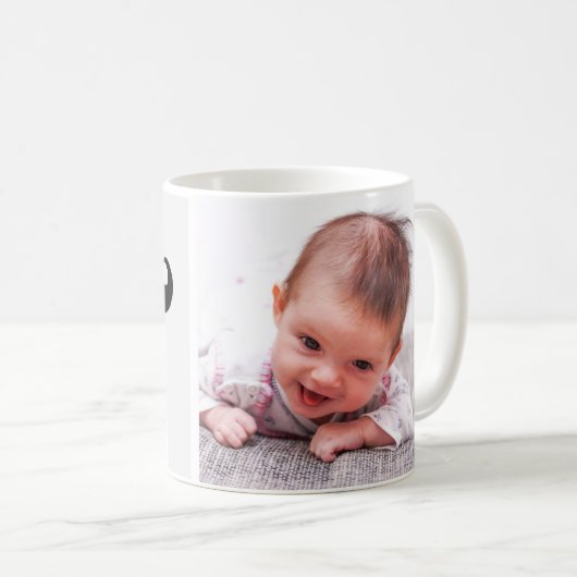 PAPA Aangepaste foto-Mok Koffiemok (Voorkant rechts)